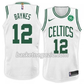 Canotte Uomo Boston Celtics Terry Rozier 12 Nike 2017-18 Bianco Swingman